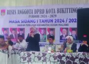 6 Anggota DPRD Kota Bukittinggi Reses ke Dapil Kecamatan Guguk Panjang