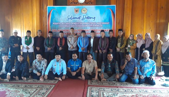 Tokoh Masyarakat Tanah Datar Deklarasikan “Perang” Terhadap Semua Jenis Penyakit Masyarakat