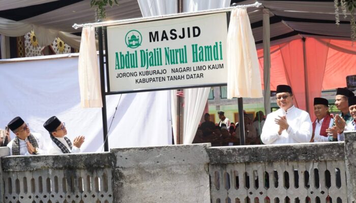 Surau Gadang Nurul Hamdi Kubu Rajo Lima Kaum Kabupaten Tanah Datar Ditingkatkan Statusnya jadi Masjid