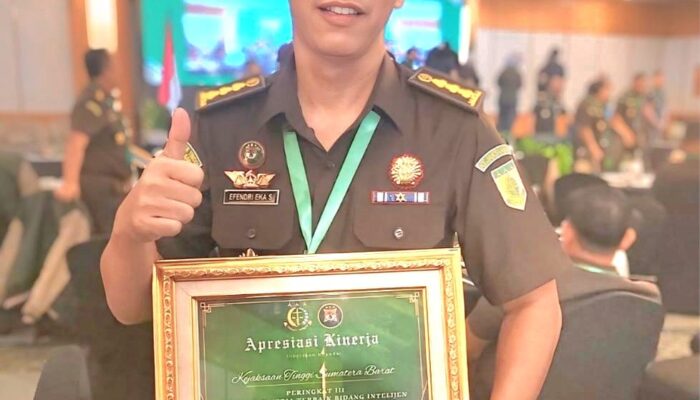 Kejati Sumbar Raih Prestasi Bidang Intelijen