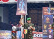 Danrem 032/Wbr Buka Turnamen Mini Soccer Piala Panglima TNI 2025