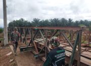 Pasca Bencana di Sumbar, 4 Jembatan Bailey Dibangun Personil Kodam XX/Tuanku Imam Bonjol