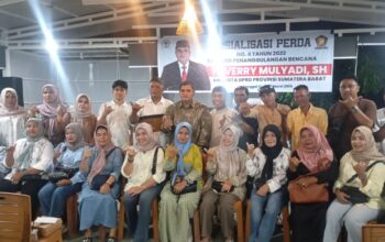 Sekretaris Komisi IV DPRD Sumbar Verry Mulyadi Sosialisasikan Perda No.4/2023 tentang Penanggulangan Bencana