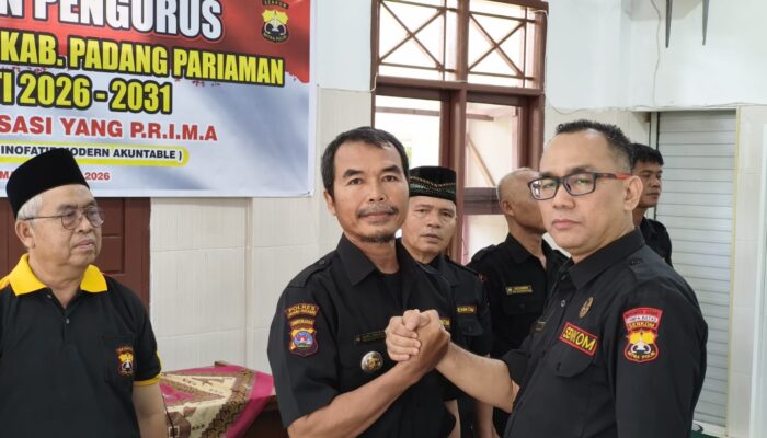 Senkom Pengkab Padang Pariaman Pariaman Resmi Dilantik