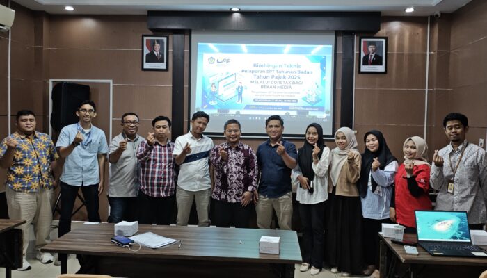Kanwil DJP Sumbar–Jambi Gandeng Media Tuntaskan SPT Tahunan Badan Sebelum 31 Mei 2026
