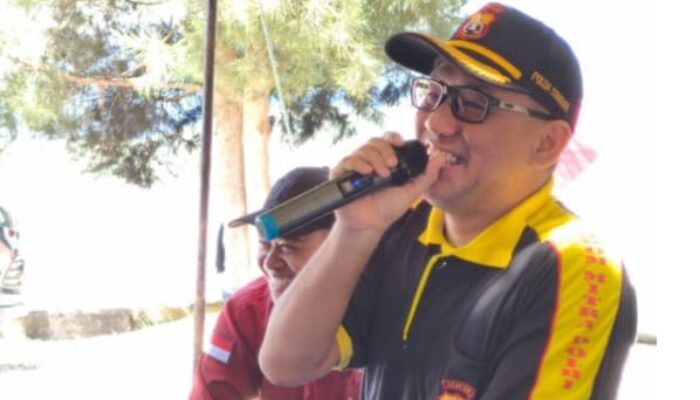 Senkom Mitra Polri Sumbar Gelar Touring Singkarak-Alahan Panjang