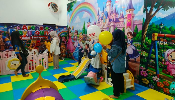 Manjakan Konsumen, Dalas Swalayan Hadirkan Arena Playground Gratis untuk Anak Bermain
